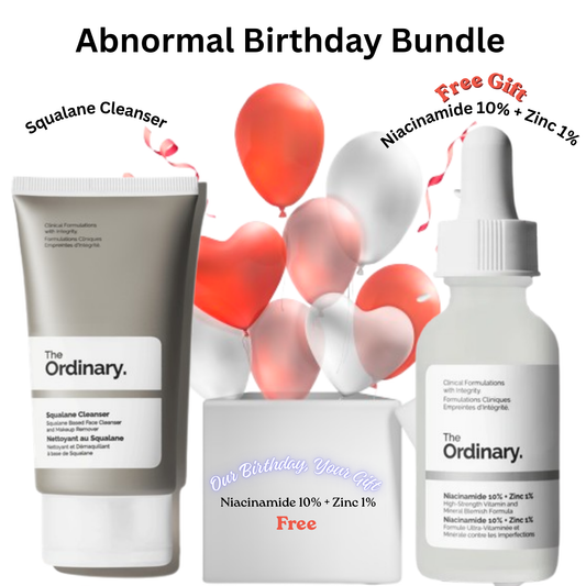 Squalane Cleanser + Niacinamide 10% + Zinc 1% Free